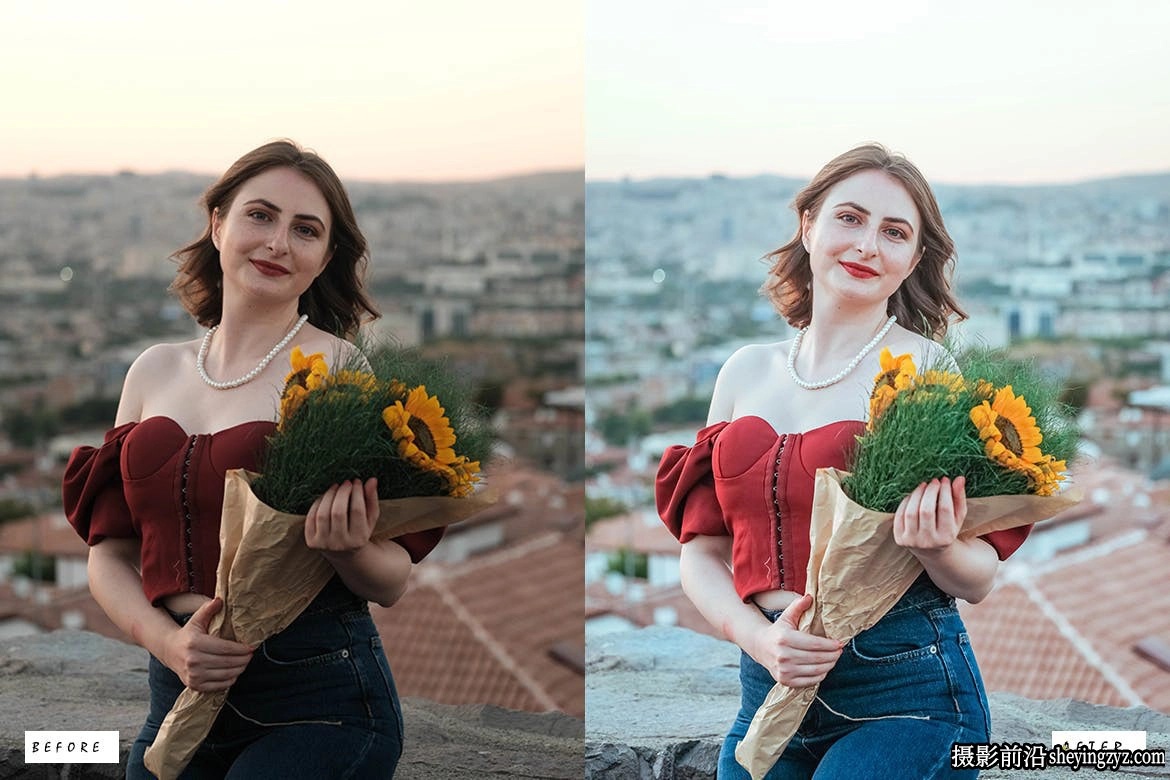 15种通透橘色人像调色后期调色lr预设  Portrait Lightroom Presets
