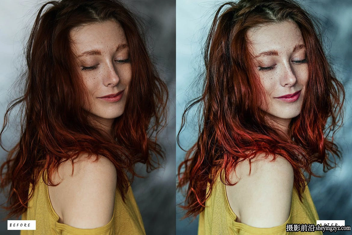15种通透橘色人像调色后期调色lr预设  Portrait Lightroom Presets
