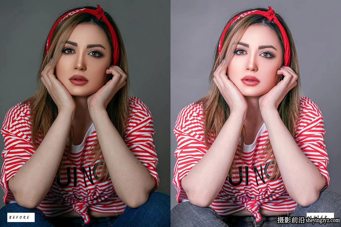 15种通透橘色人像调色后期调色lr预设  Portrait Lightroom Presets