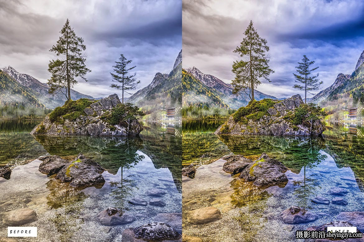 12种HDR旅拍风光Lr预设 12 Smooth HDR Lightroom Presets