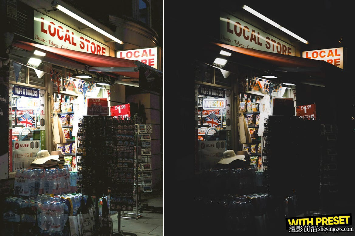 5种黑暗情绪电影人像Llr预设 ARTA - Faded Black Lightroom Presets