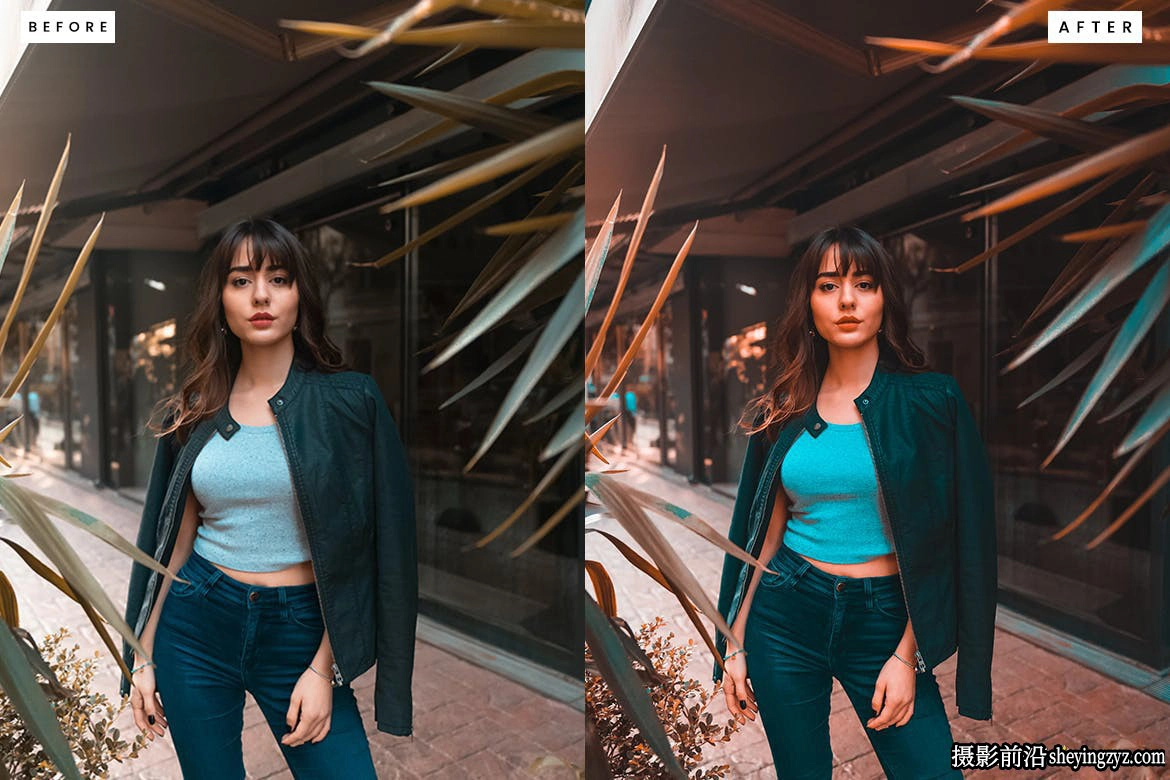 10种免费青橙色调电影人像LR预设 Orange &amp; Teal Lightroom Presets