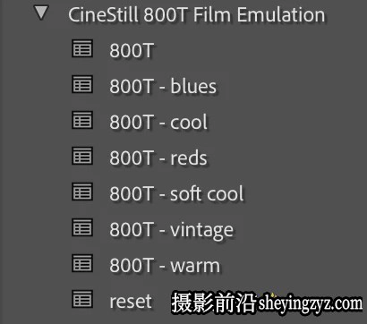 800T电影彩色负片菲林胶卷模拟LR预设 CineStill 800T Emulation Preset