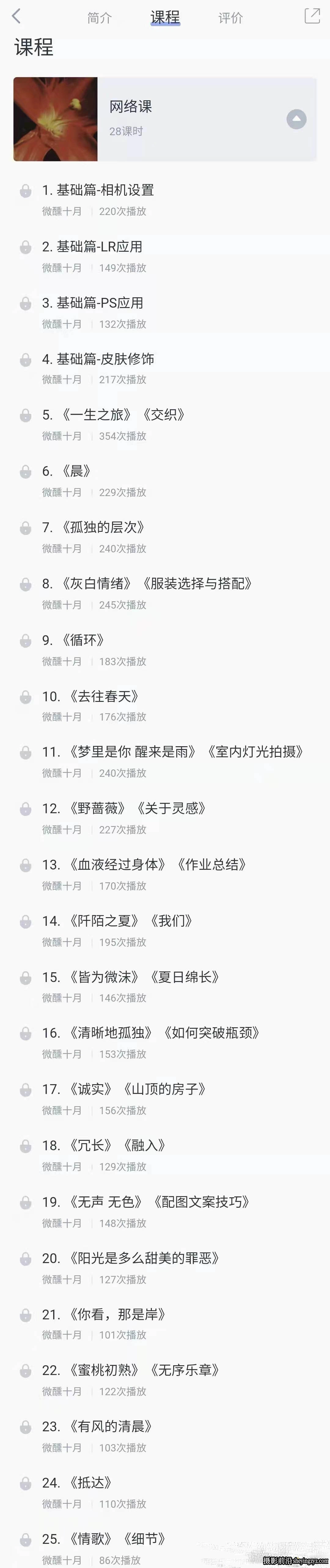 微醺十月2020年情绪人像摄影及后期90GB完整版及素材