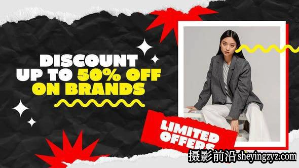 PR模板-黑色星期五促销模版 Black Friday Sale Slider Promo