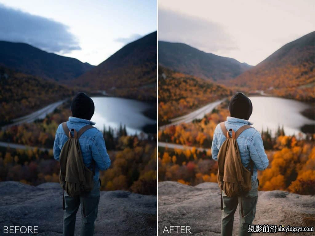 摄影师Sean Dalton金色秋日色彩秋季完美lr预设 Autumn Tones Preset