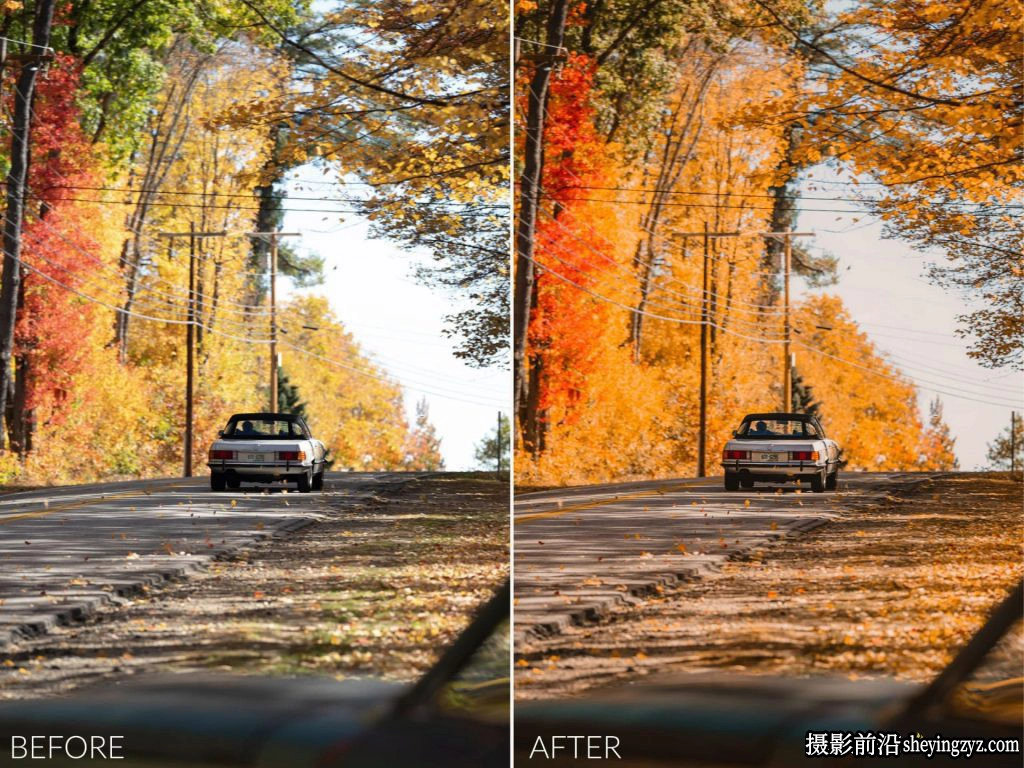 摄影师Sean Dalton金色秋日色彩秋季完美lr预设 Autumn Tones Preset