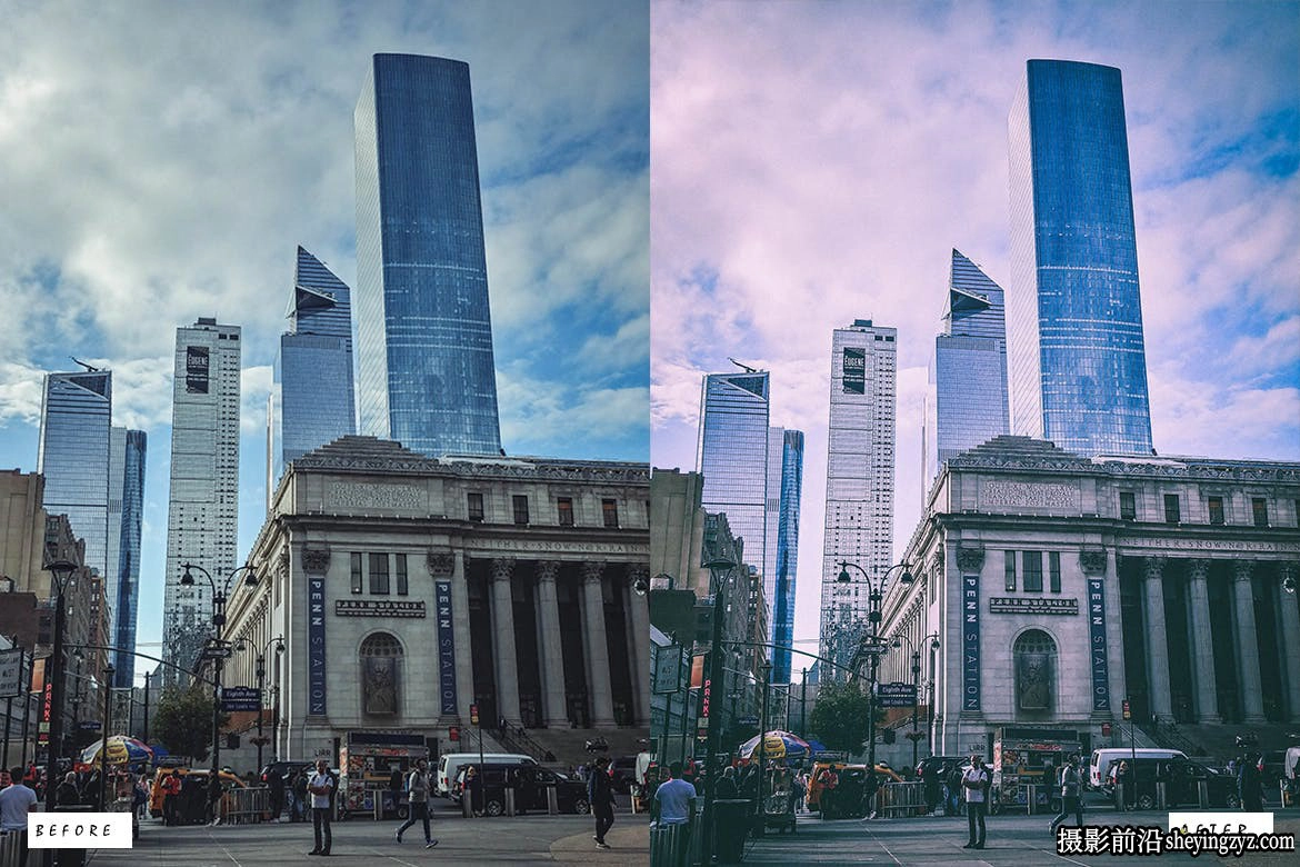 12种免费城市街道电影风光lr预设 Street Cinematic Lightroom Presets