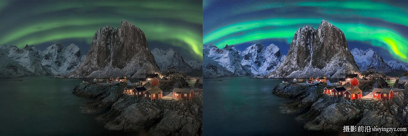 北极光风光摄影后期调色Lr预设Northern Lights Lightroom Presets