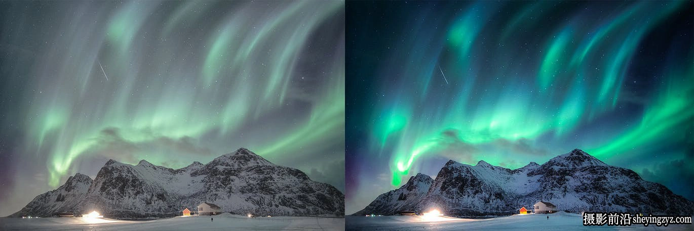 北极光风光摄影后期调色Lr预设Northern Lights Lightroom Presets