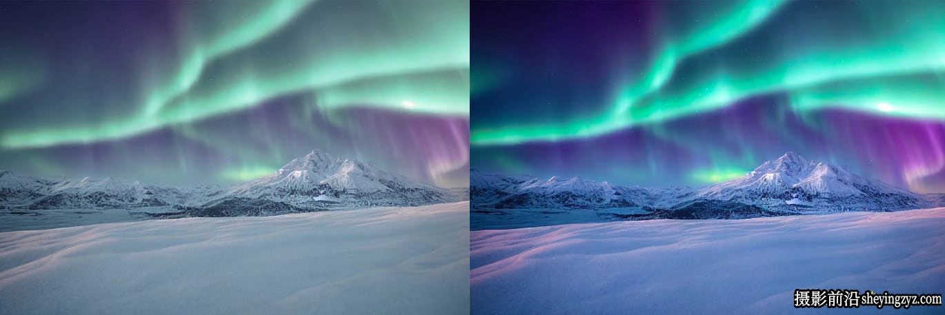 北极光风光摄影后期调色Lr预设Northern Lights Lightroom Presets