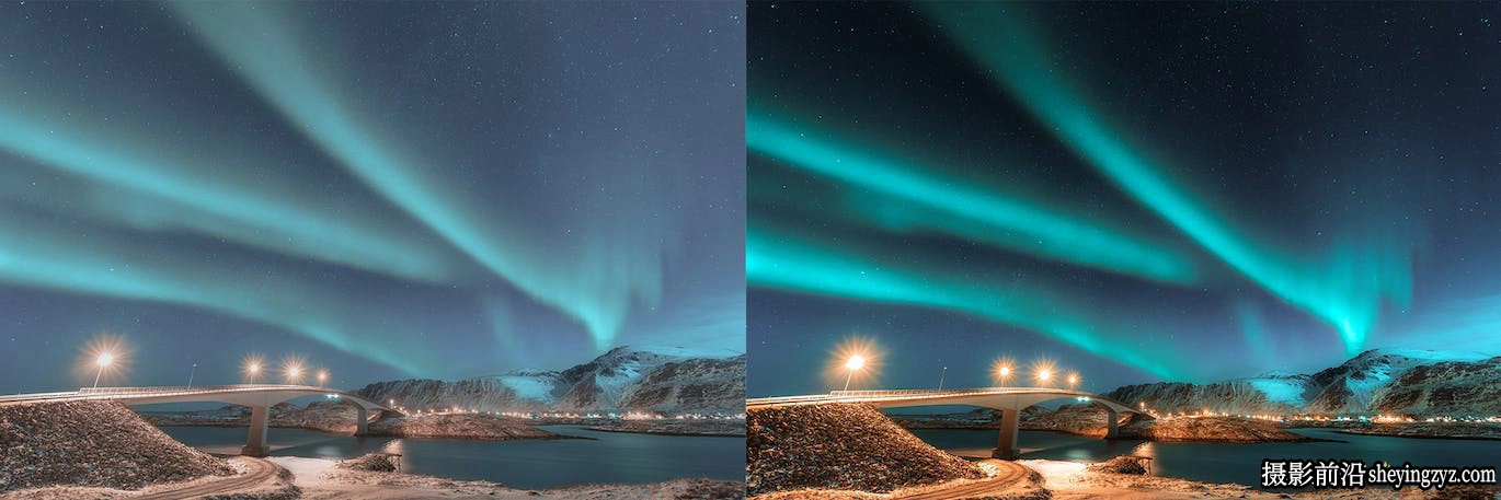 北极光风光摄影后期调色Lr预设Northern Lights Lightroom Presets