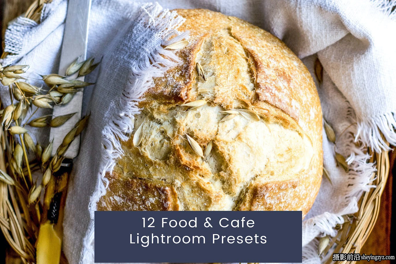 12种免费美食摄影调色Lightroom预设 Food &amp; Cafe Lightroom Presets