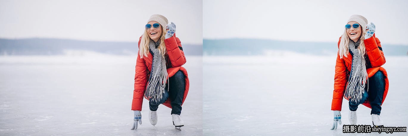 10种免费冬季人像摄影后期调色Lightroom预设 Ice Skate Lightroom Presets