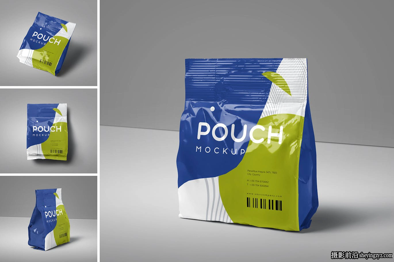 食品袋样机模型
