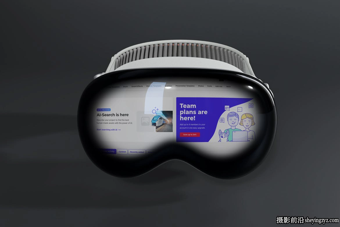 VR眼镜样机模型