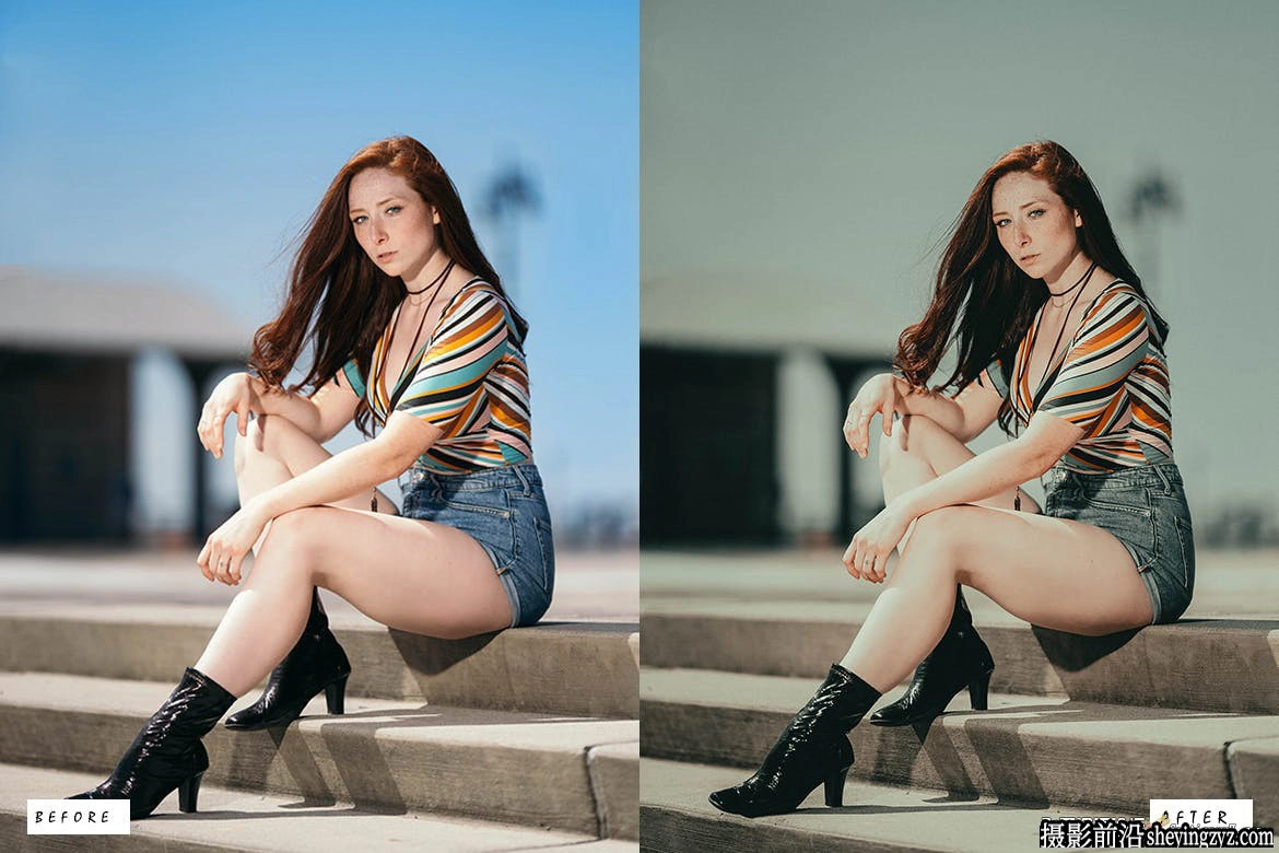 12种免费电影情绪人像调色lr预设 Dark &amp;amp; Moody Lightroom Presets