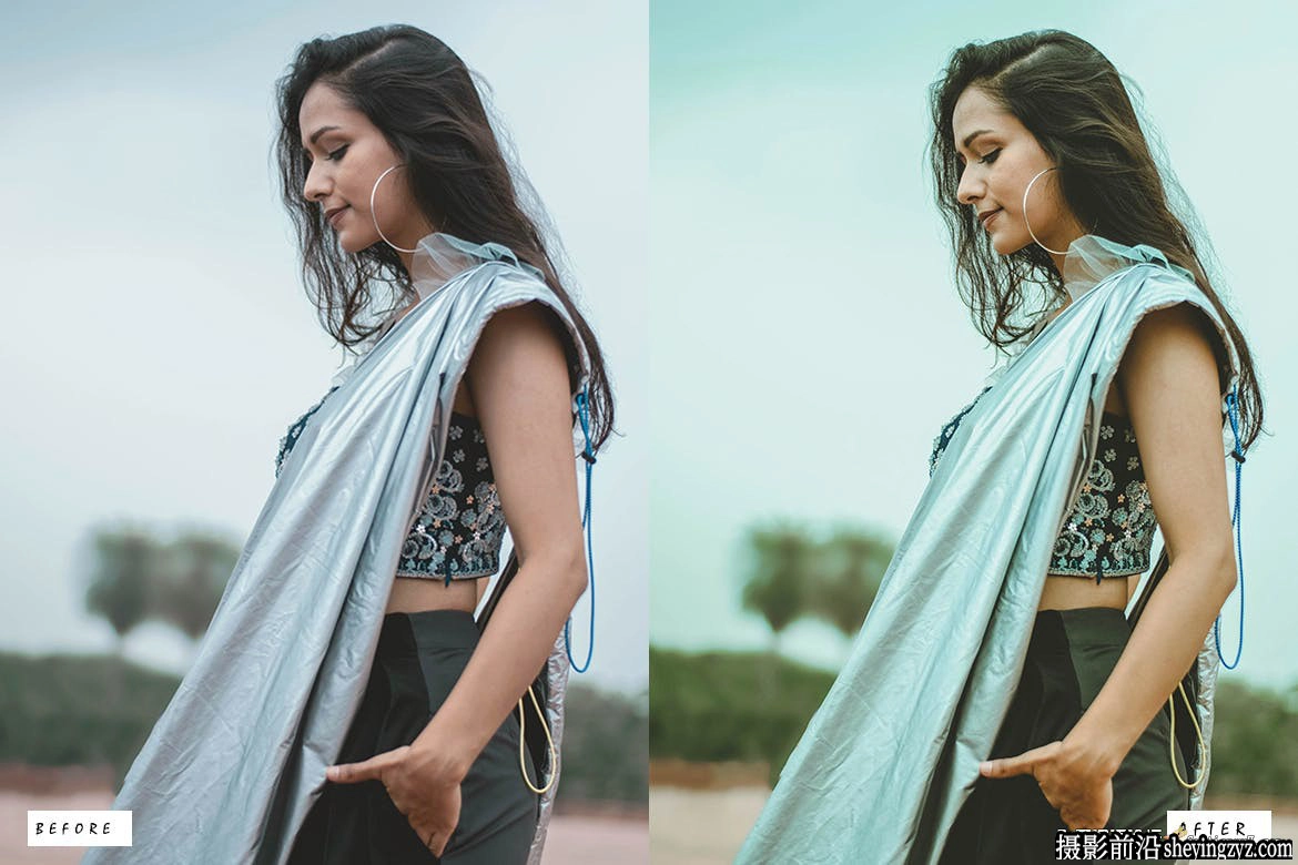 12种免费电影情绪人像调色lr预设 Dark &amp;amp; Moody Lightroom Presets