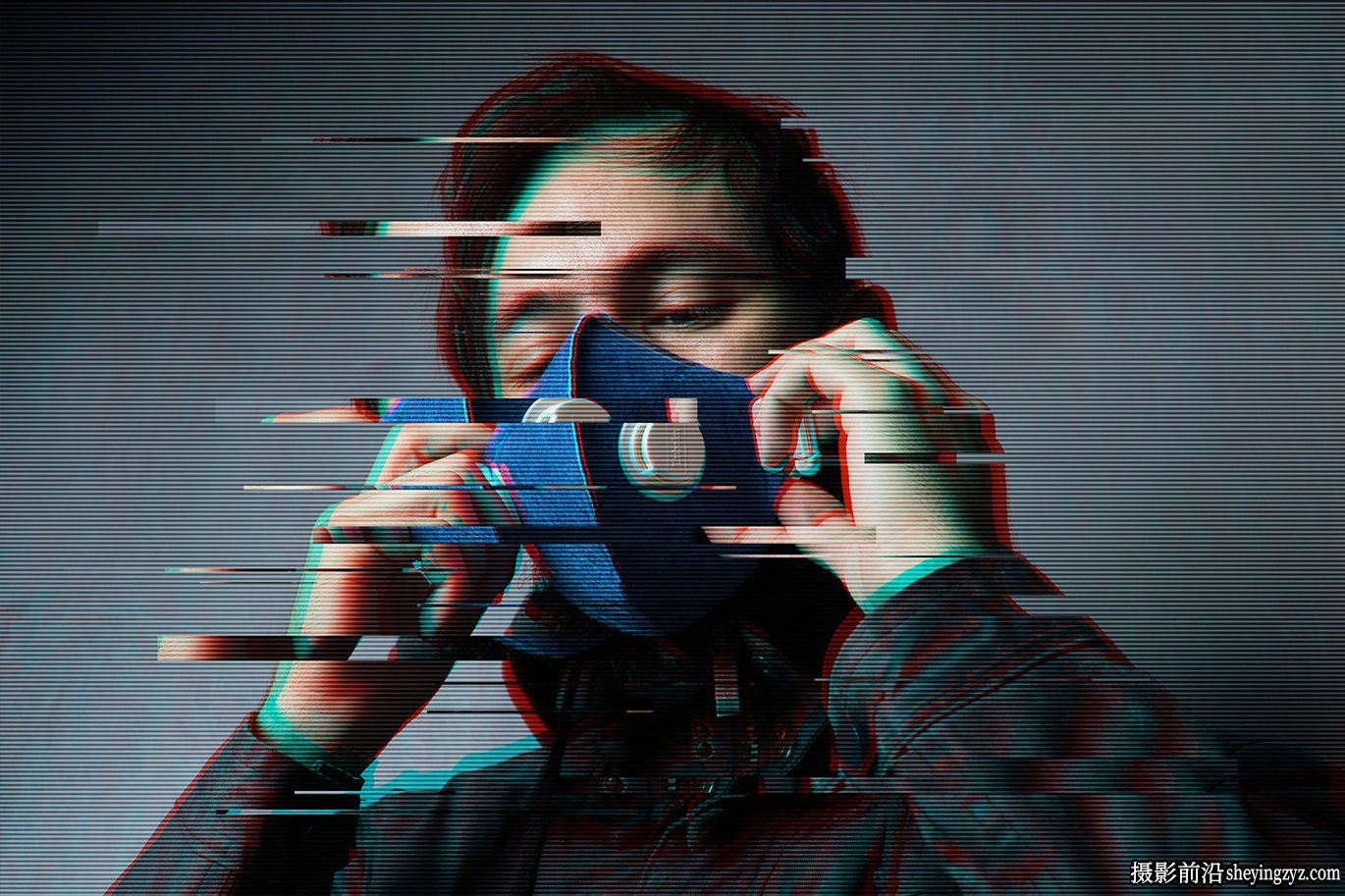 故障特效照片智能预设模版 Glitch Photo Effect