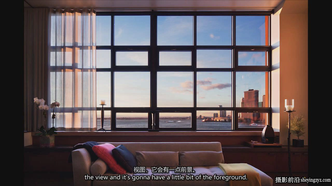 摄影大师Scott Frances室内空间摄影布光及后期完整版教程-中英字幕