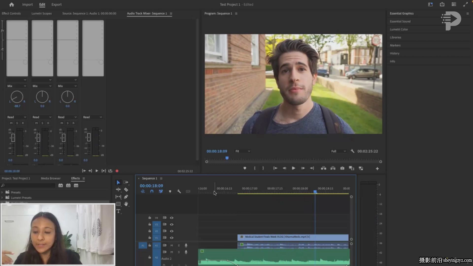 Premiere Pro 2024 专业电影视频编辑剪辑指南完整教程-中英字幕