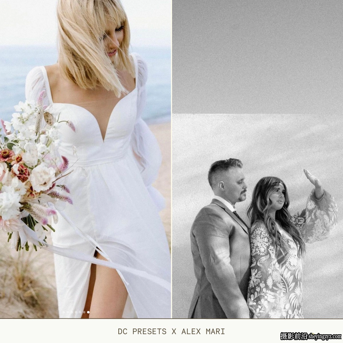经典婚礼跟拍人像lr预设 Dawn Charles x Alex Mari – The Editorial