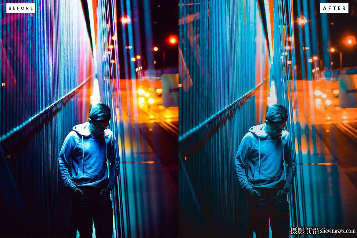 10种街头摄影青橙色调lr预设 Cinematic Orange Teal Lightroom Presets