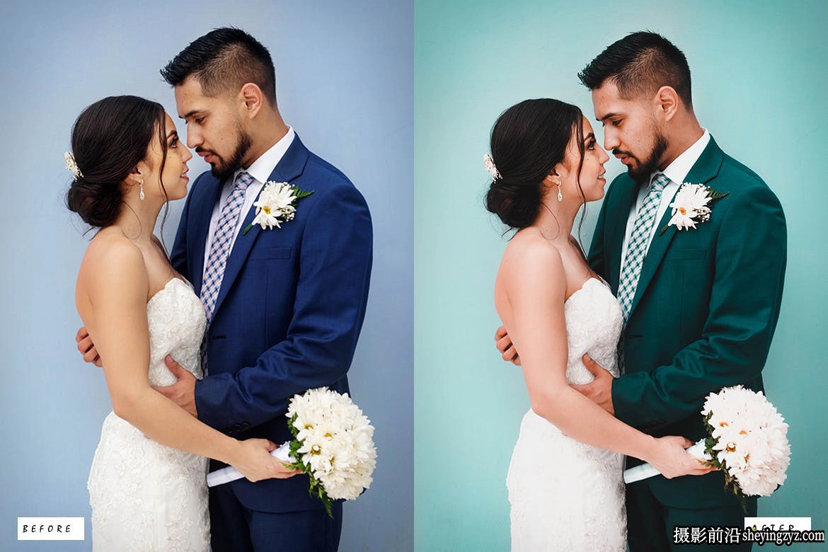 18种免费复古电影婚礼人像lr预设 Wedding Colors Lightroom Presets
