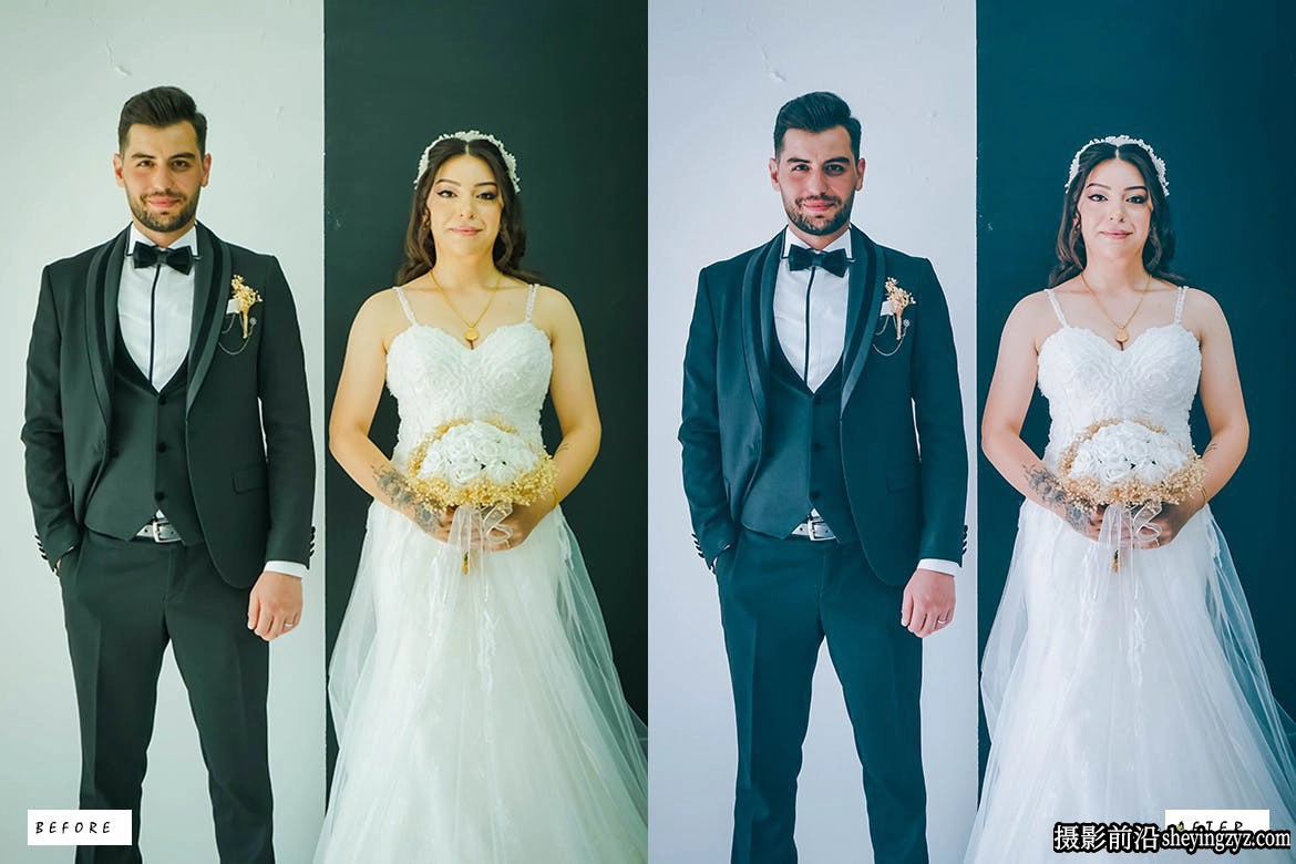 18种免费复古电影婚礼人像lr预设 Wedding Colors Lightroom Presets