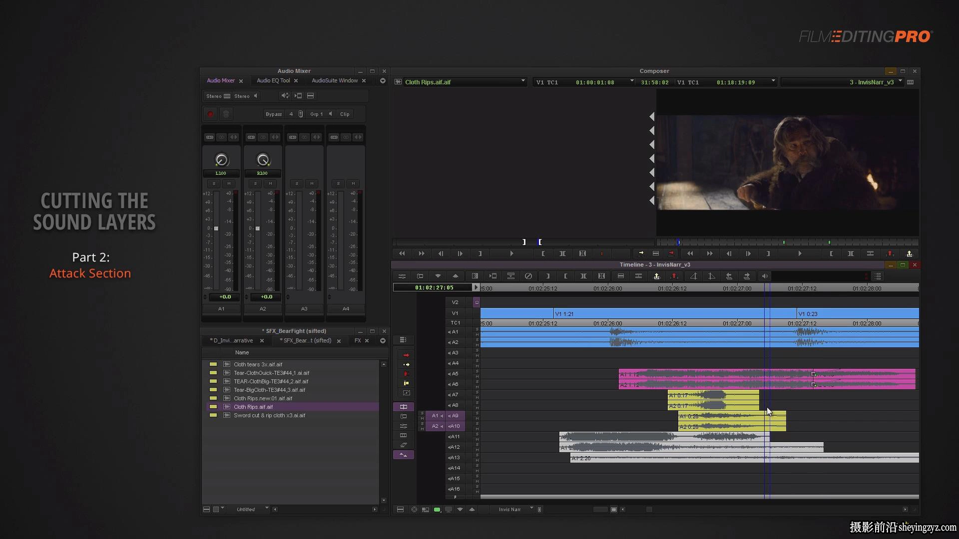 Film Editing Pro–好莱坞剪辑师电影创意剪辑的秘密专业版-中英字幕