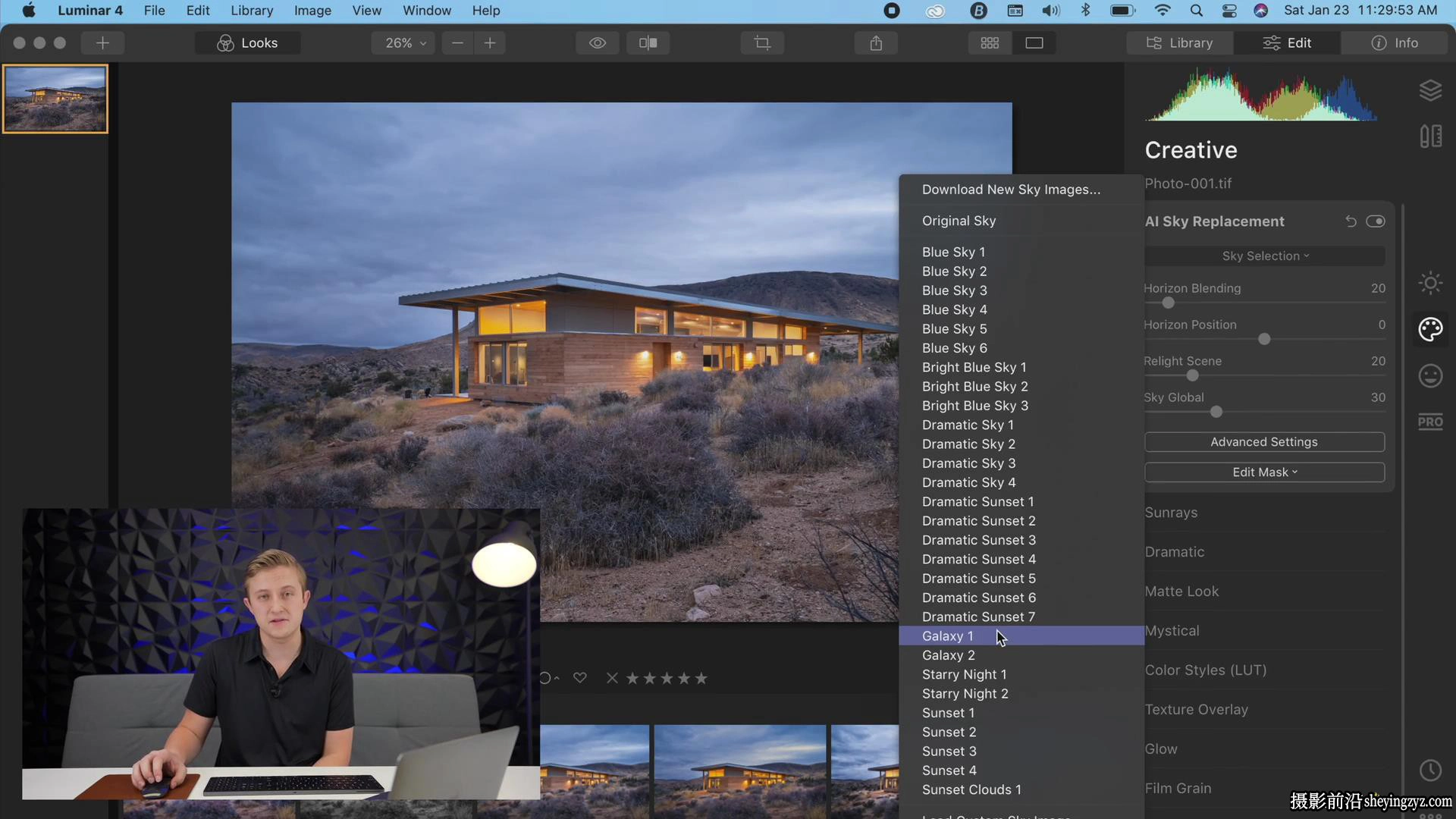 Hawk Mesa 为期5天房地产室内空间摄影及后期完整版教程-中英字幕