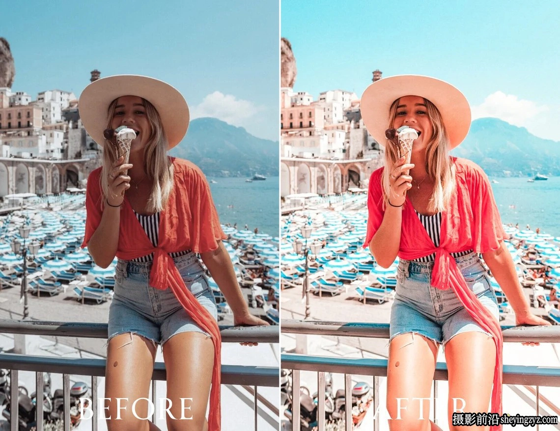 度假旅拍INS风格人像调色lr预设及手机版lr预设 Vacation Presets