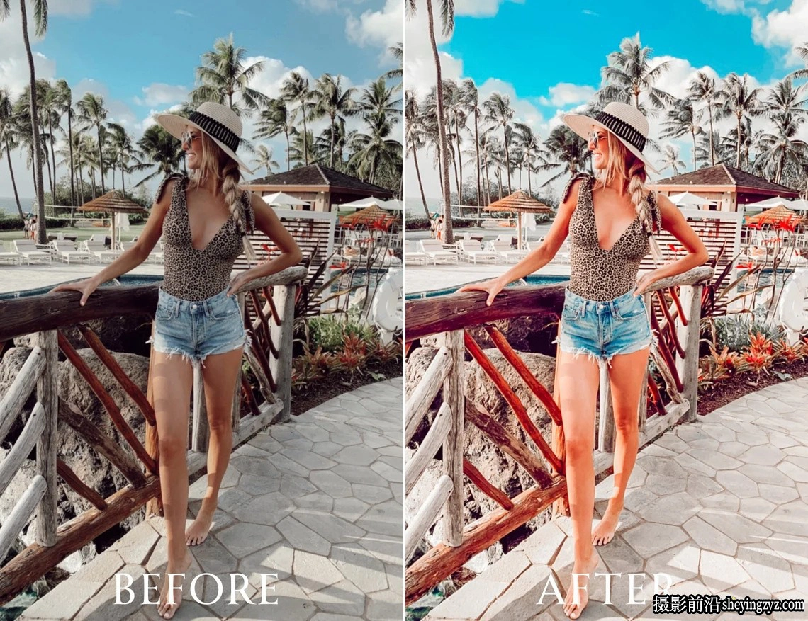 度假旅拍INS风格人像调色lr预设及手机版lr预设 Vacation Presets