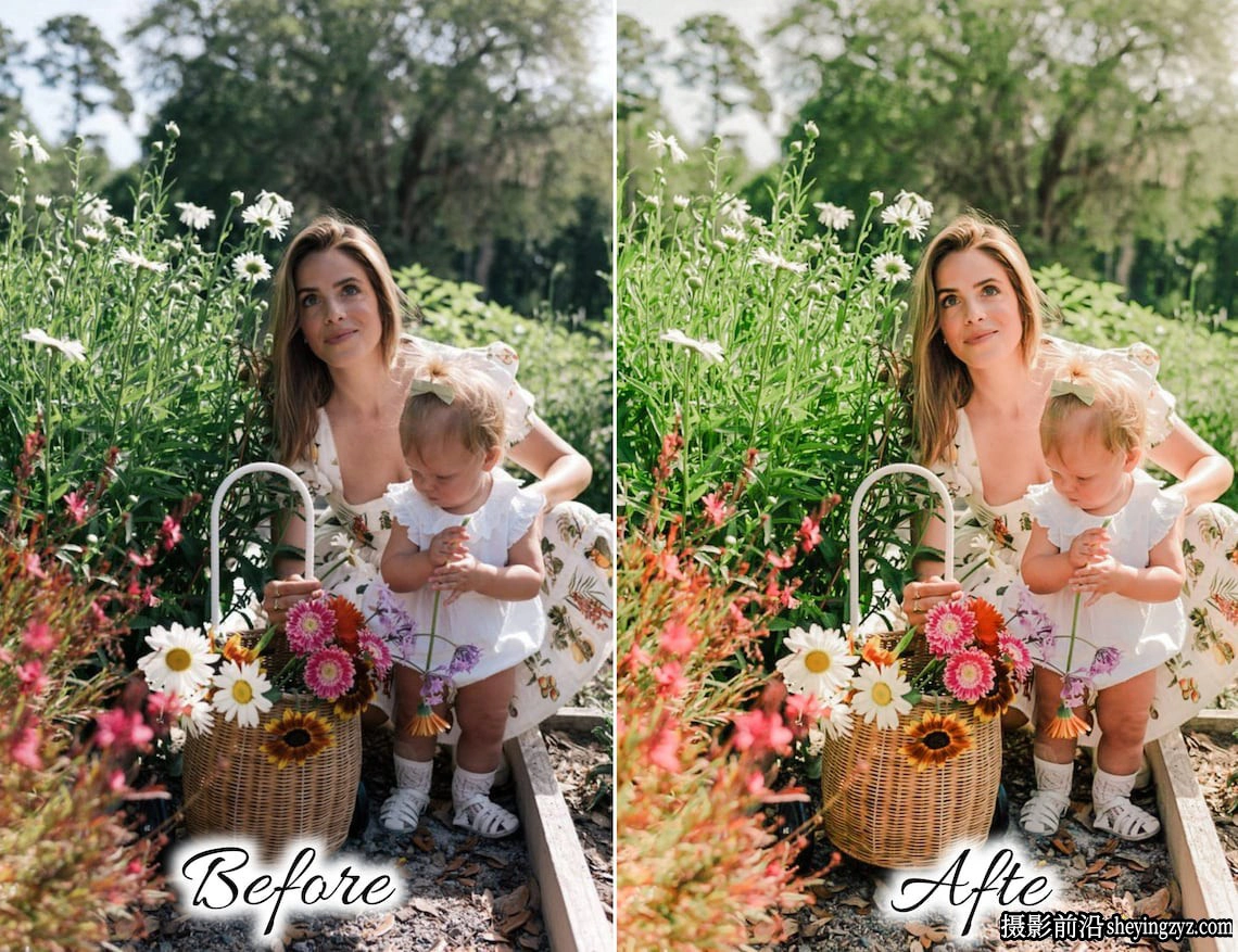 浪漫花季网红人像摄影LR预设及手机LR预设 SPRING Lightroom Presets
