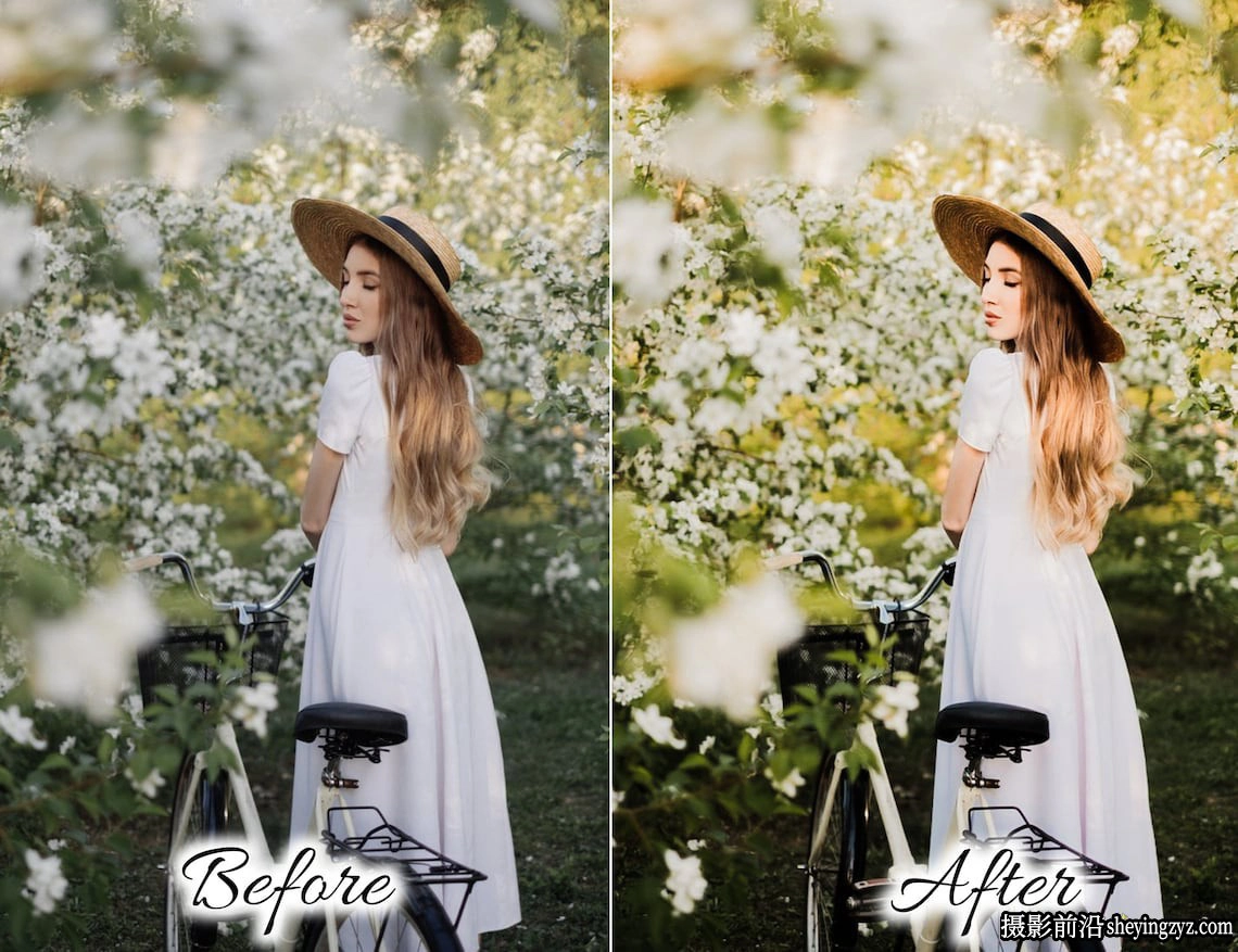 浪漫花季网红人像摄影LR预设及手机LR预设 SPRING Lightroom Presets