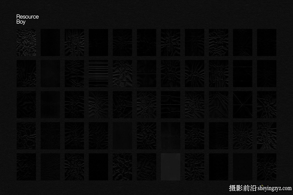 8K高清黑色纸张纹理素材50张