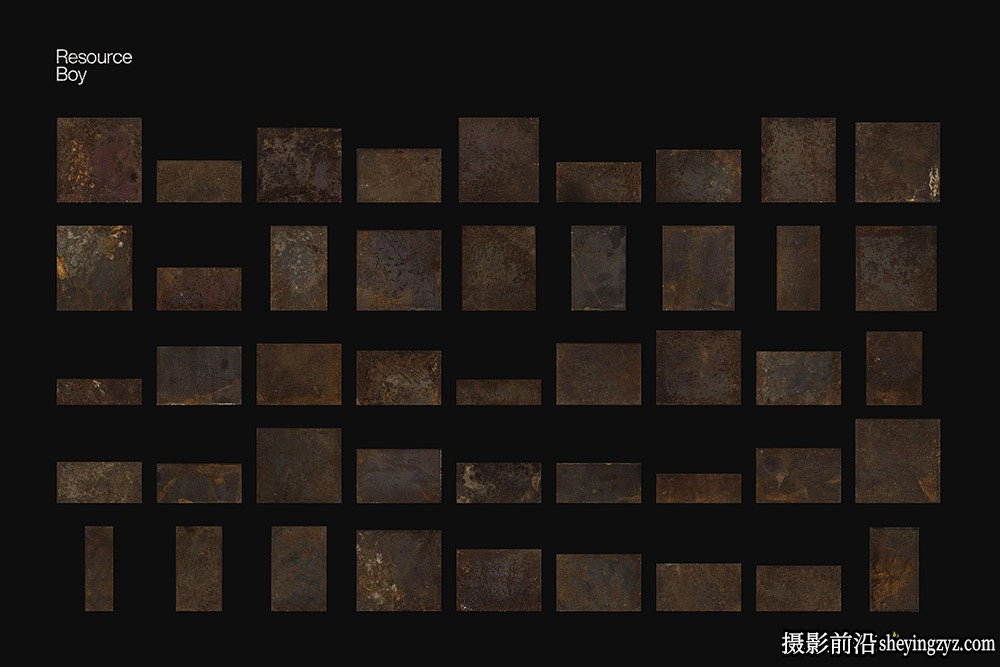 4K高清生锈的金属纹理素材50张