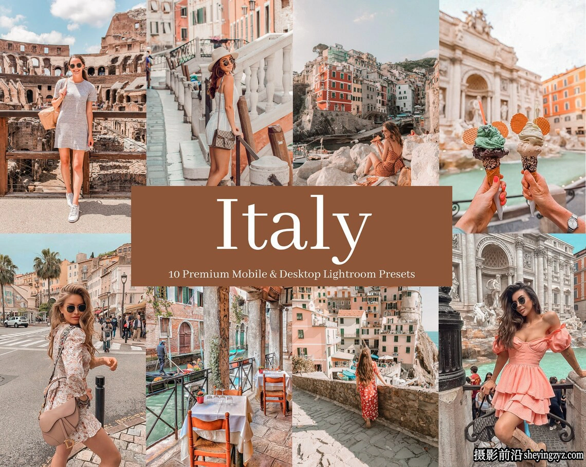意大利旅拍INS人像lr预设及手机版lr预设 Italy Lightroom Presets