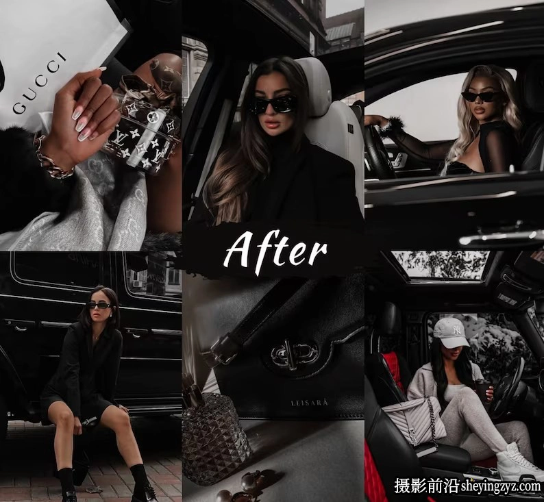 质感电影情绪人像lr预设及手机lr预设 Black Lightroom Presets