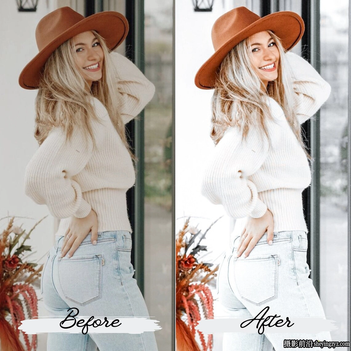 网红明亮通透人像lr预设及手机版lr预设 White Lightroom Presets