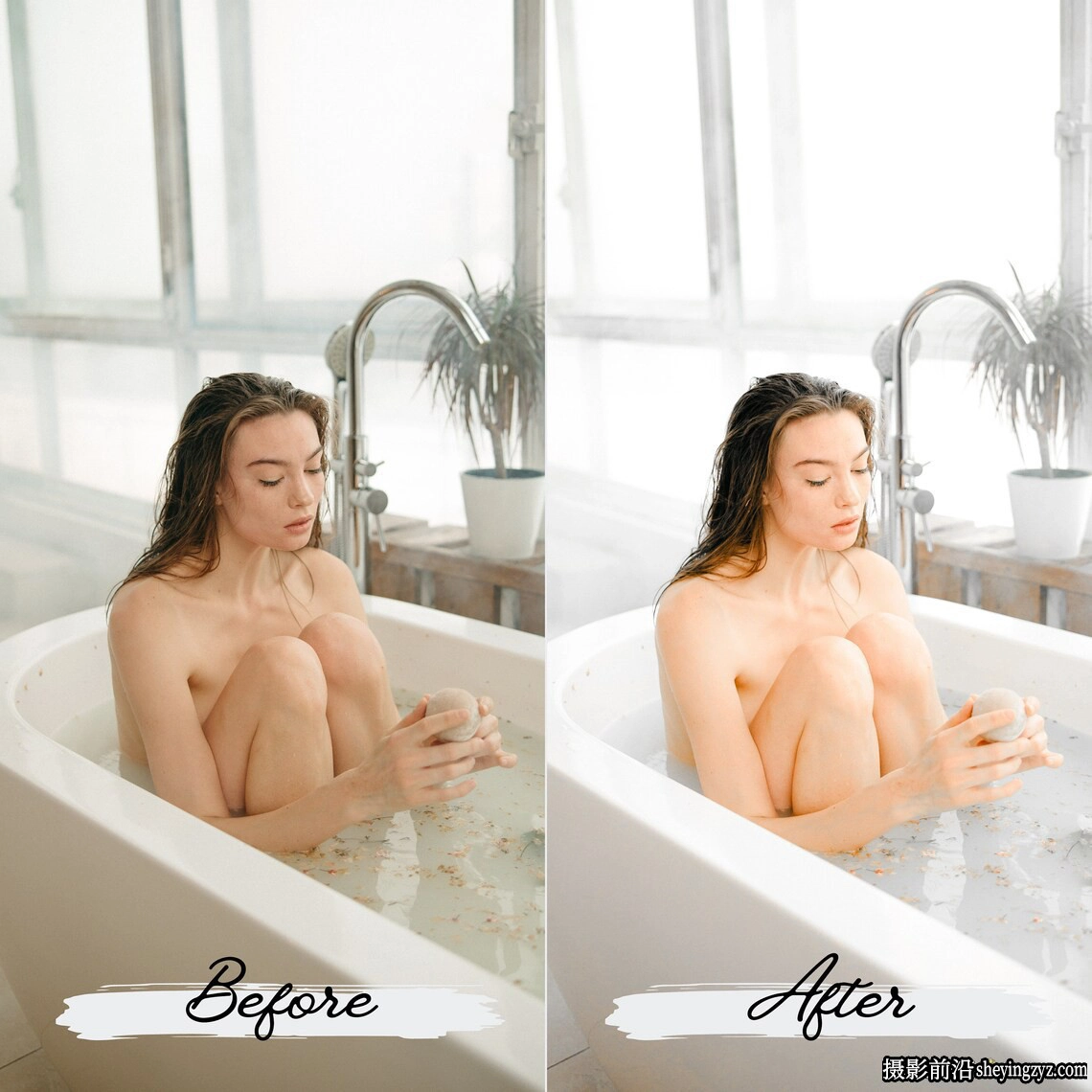 网红明亮通透人像lr预设及手机版lr预设 White Lightroom Presets