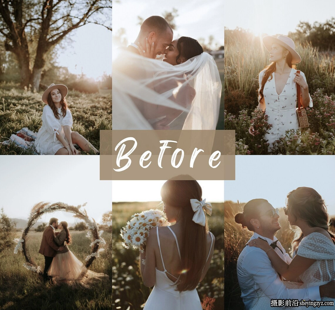 黄金时段逆光人像lr预设及手机lr预设 Golden Hour Lightroom Presets