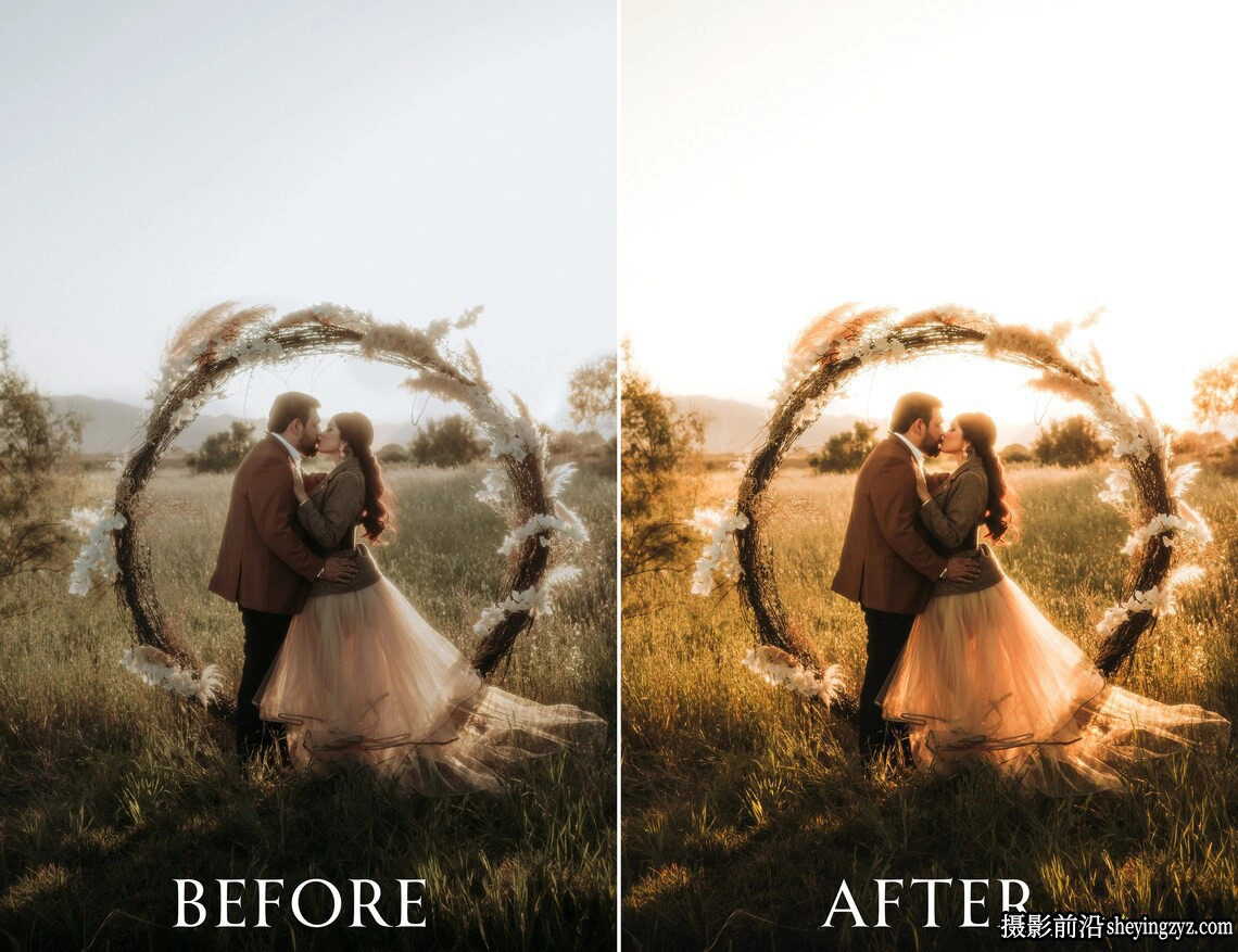 黄金时段逆光人像lr预设及手机lr预设 Golden Hour Lightroom Presets