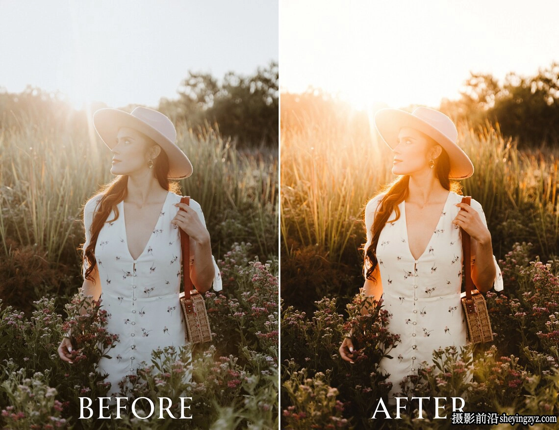 黄金时段逆光人像lr预设及手机lr预设 Golden Hour Lightroom Presets
