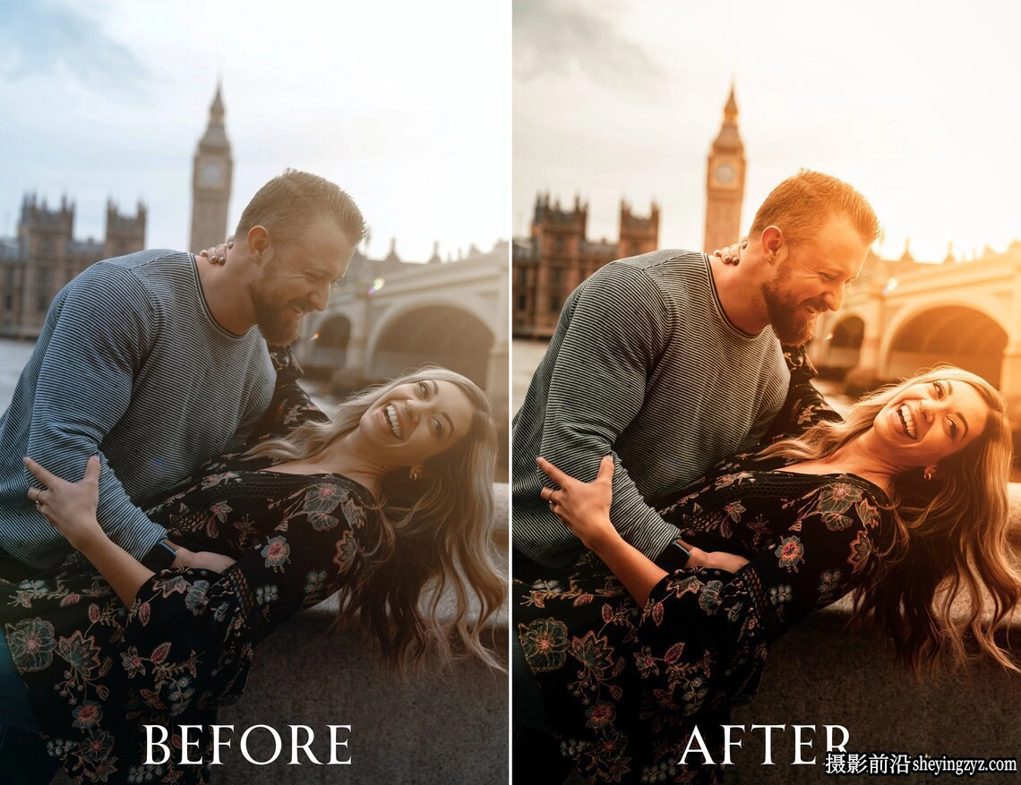 黄金时段逆光人像lr预设及手机lr预设 Golden Hour Lightroom Presets