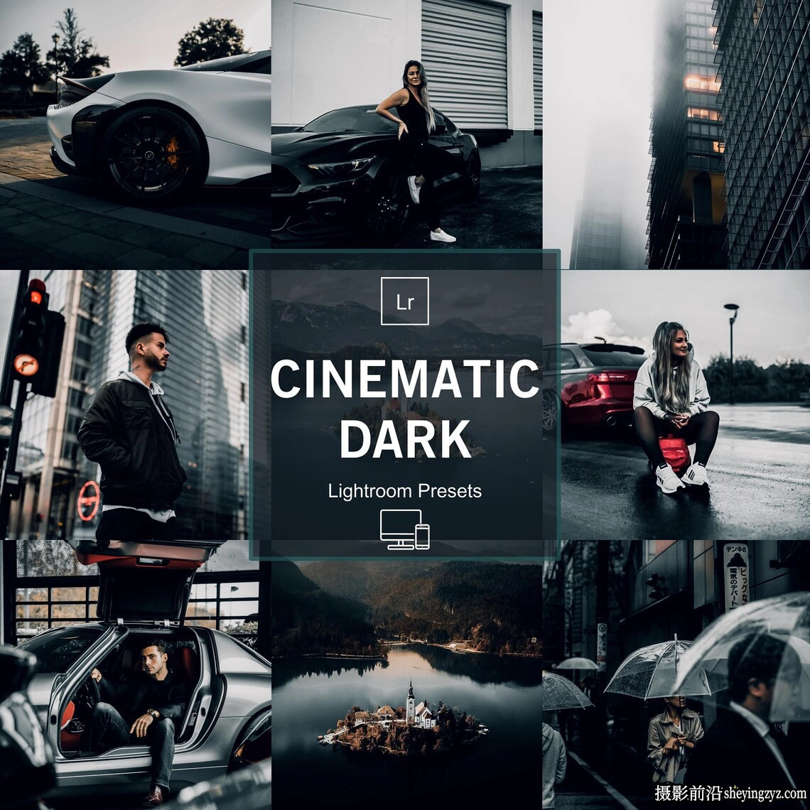 经典黑暗街拍电影lr预设及手机lr预设 Cinematic Lightroom Presets