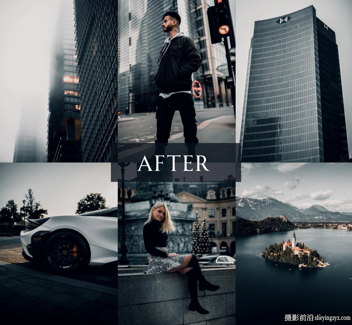 经典黑暗街拍电影lr预设及手机lr预设 Cinematic Lightroom Presets