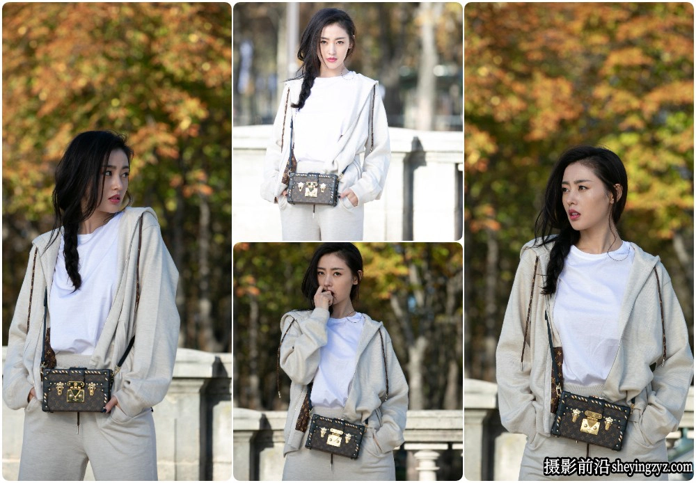 街拍时尚美女人像未修免费RAW原图素材18张