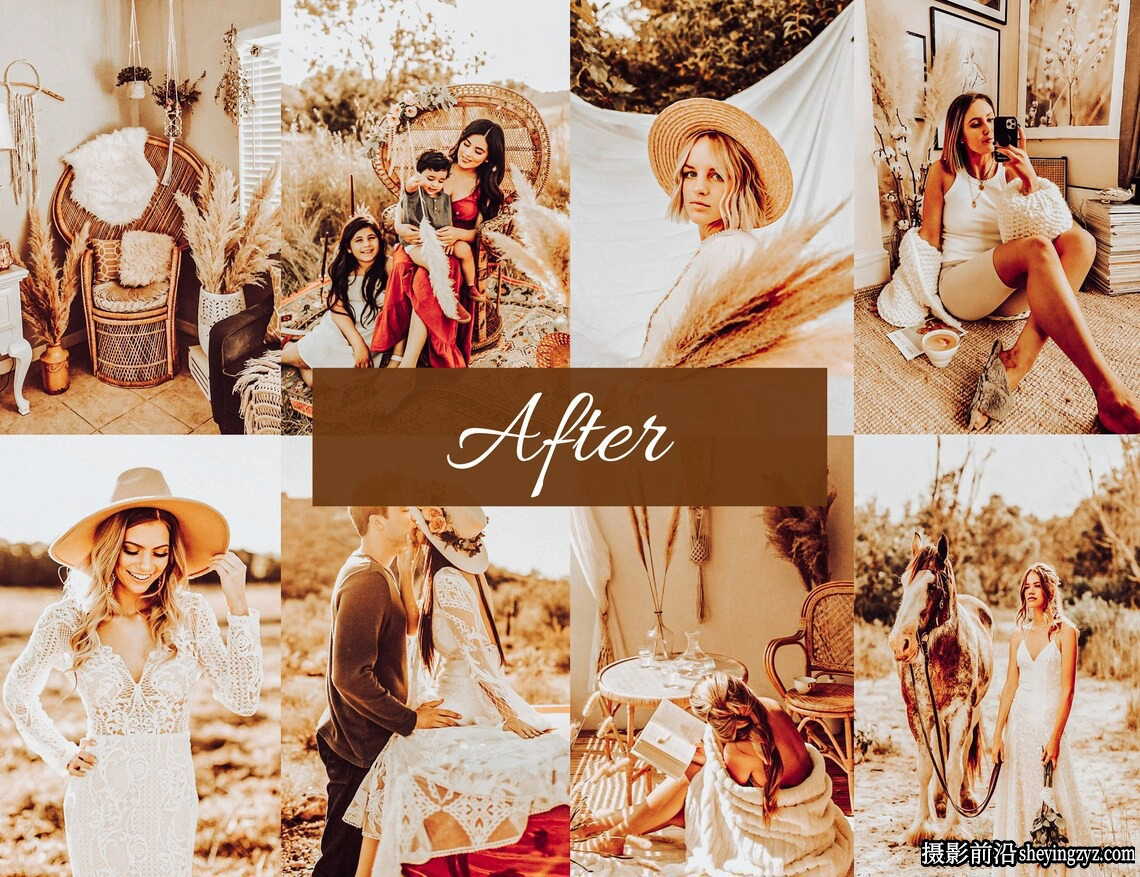 10种免费波西米亚风格lr预设/手机lr预设 Bohemian Lightroom Presets
