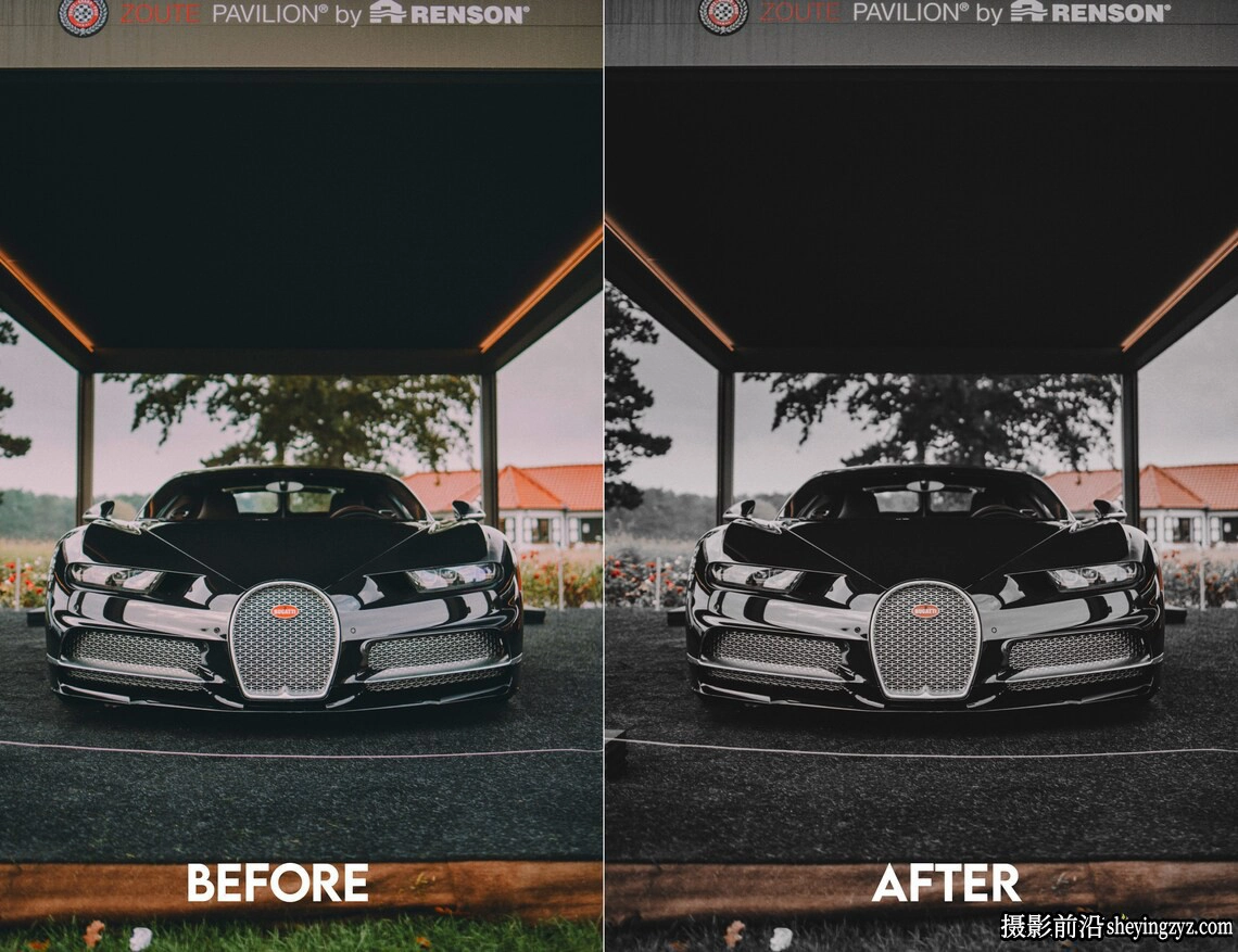 10种深黑色电影人像Lr预设及手机lr预设 Blvck Paris Lightroom Presets